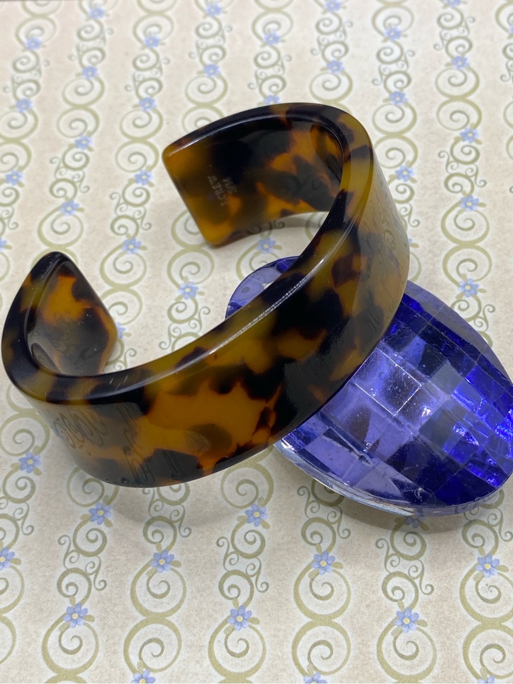 J. Crew Cuff Bracelet Tortoise S/M